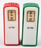 Aetna Plastic Gas Pump Salt & Pepper Shaker Set