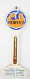 Richfield (gas) w/Art Deco Eagle Plastic Pole Thermometer