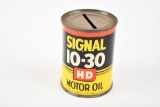 Signal Motor Oil Metal Bank