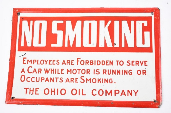 (Marathon) No Smoking Metal Sign