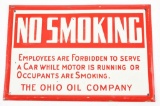 (Marathon) The Ohio Company No Smoking Metal Sign