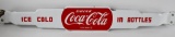 Drink Coca-Cola Ice Cold In Bottles Porcelain Door Push Sign