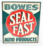 Bowes Seal Fast Auto Products Metal Sign