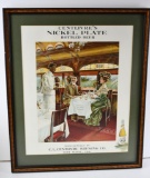 Centlivre's Nickel Plate Bottled Beer Lithograph Framed