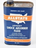 Allstate Lovejoy Shock Absorber Fluid Quart Flat Can