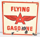 Flying A Gasoline Porcelain Sign