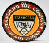 Stanocola Petroleum Products Porcelain Sign