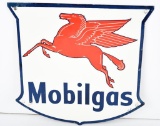 Mobilgas w/Pegasus Porcelain Sign