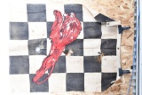 Original Gilmore Checkered Flage w/Lion Logo