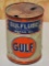 Gulf Motor Oil Quart Metal Can