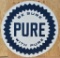 Be Sure with Pure Identification Porcelain Sign