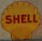 Shell (half-lines) Porcelain Sign