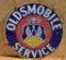 Oldsmobile Service w/crest logo Porcelain Sign