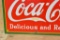 Drink Coca-Cola Fountain Service Porcelain Sign