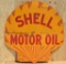 2-Piece Shell Motor Oil Porcelain Sign