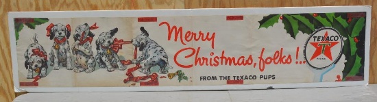 1952 Texaco "Merry Christmas" Poster