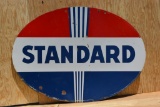 Standard Identification Porcelain Sign