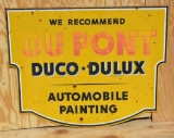 Du Pont Duco-Dulux Automobile Painting Metal Sign