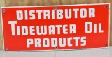 Tidewater Oil Distributor Products Porcelain Sign