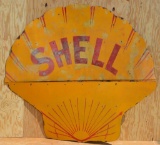 2-Piece Shell Porcelain Sign