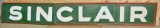 Large Sinclair 3-Piece Porcelain Sign