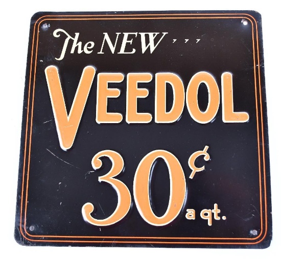 The New Veedol 30 a qt Metal Sign (TAC)