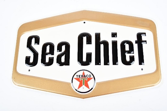 Texaco Sea Chief Metal Sign