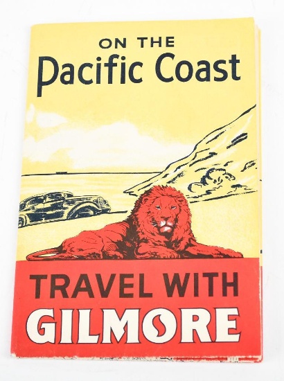 Circa 1930 Gilmore California Road Map