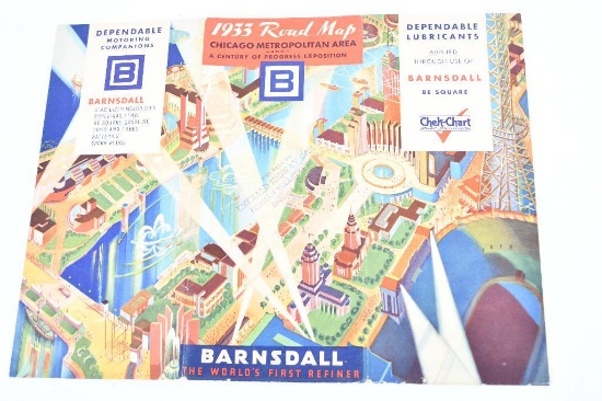 1933 Barnsdall Road Map of Chicago Metropolitan Area