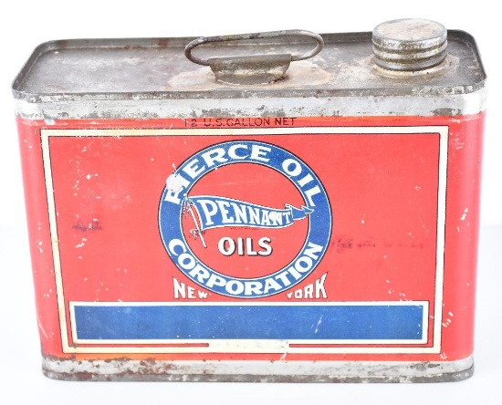 Pierce Pennant Oils Half Gallon Flat Can