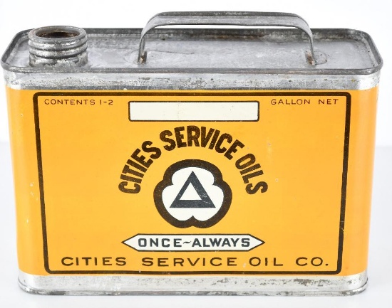 Cities Service Oils Half-Gallon Can