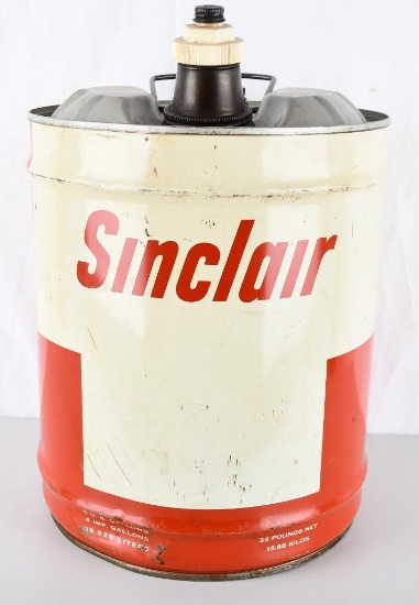 Sinclair Five Gallon Round Can