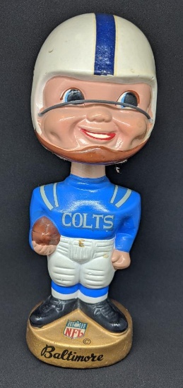 Baltimore Colts BobbleHead Nodder Marked Sports Specialties Santa Monica CA