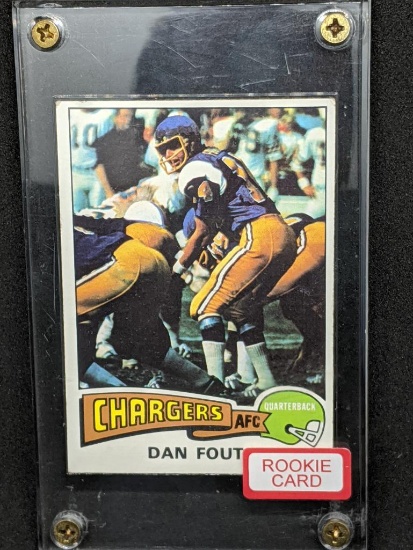 1975 Topps Football Dan Fouts Rookie Card