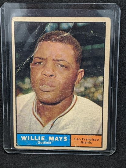 1961 Topps Willie Mays Baseball Card