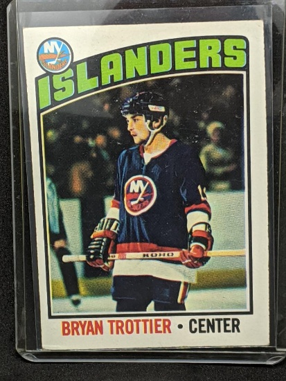 1976 Topps Bryan Trottier Hockey Rookie Card