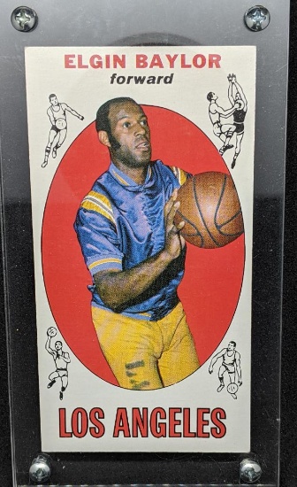 1969 Topps Basketball Elgin Baylor Card LA Lakers