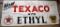 Now Texaco with Ethyl Cloth Banner