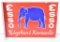 Esso Elephant Kerosene Porcelain Sign (age unknown)