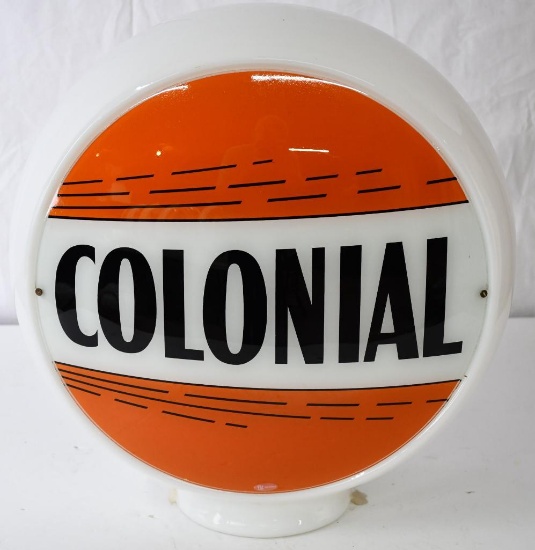 Colonial (gas) 13.5"D. Single Globe Lens