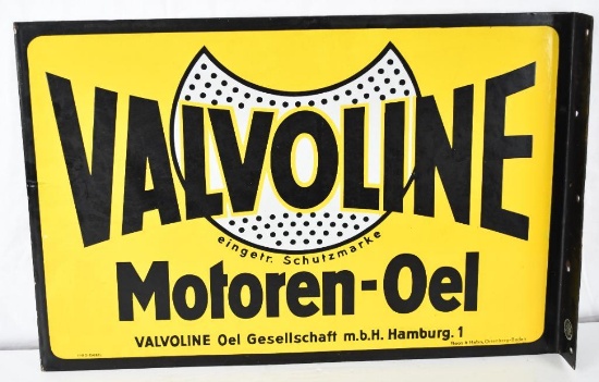 Valvoline Motoren-Oel Porcelain Flange Sign (TAC)