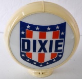 Dixie (gas) w/stars & stripes logo 13.5