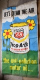Phillips 66 Trop-Artic Motor Oil Cloth Banner