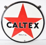 Caltex Star Logo Porcelain Sign (TAC)