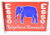 Esso Elephant Kerosene Porcelain Sign (age unknown)