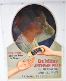Dr. Miles Anti-Pain Pills Cardboard Easel-Back Sign