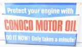 Conoco Motor Oil Metal Sign