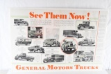 1930's General Motors Truck Paper Poster