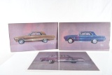3-1964 Chrysler Original Styling Art Pieces