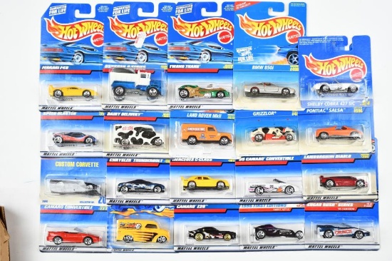 20- Newer Hot Wheels Cars in Blister Packs